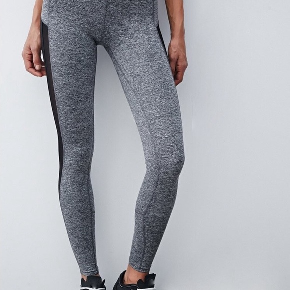 Forever 21 Heather Gray and Black Leggings - Picture 1 of 4